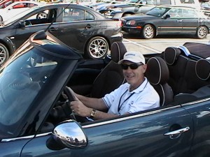John Addison test drives the MINI Cooper John Addison test drives the MINI Cooper