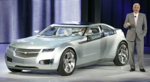 gm chevy volt 300x165 Volt is Real; Global Warming is Not says Lutz