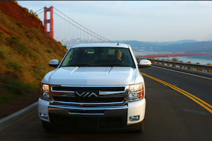 Via Truck driven by Bob Lutz