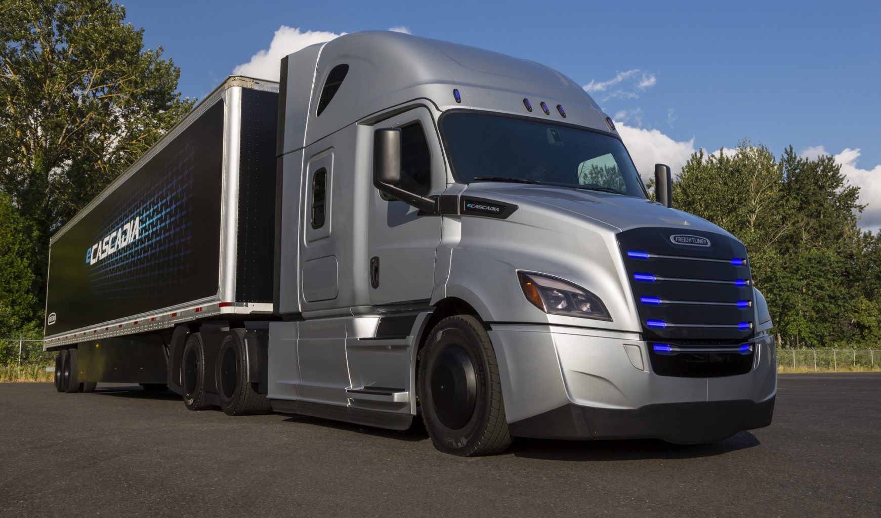 News First Freightliner eCascadia Battery Electric Trucks Headed to